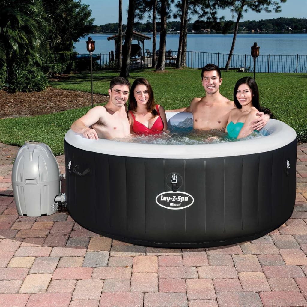 Bestway Lay-Z-Spa Cuve Thermale Gonflable Miami Air Jet