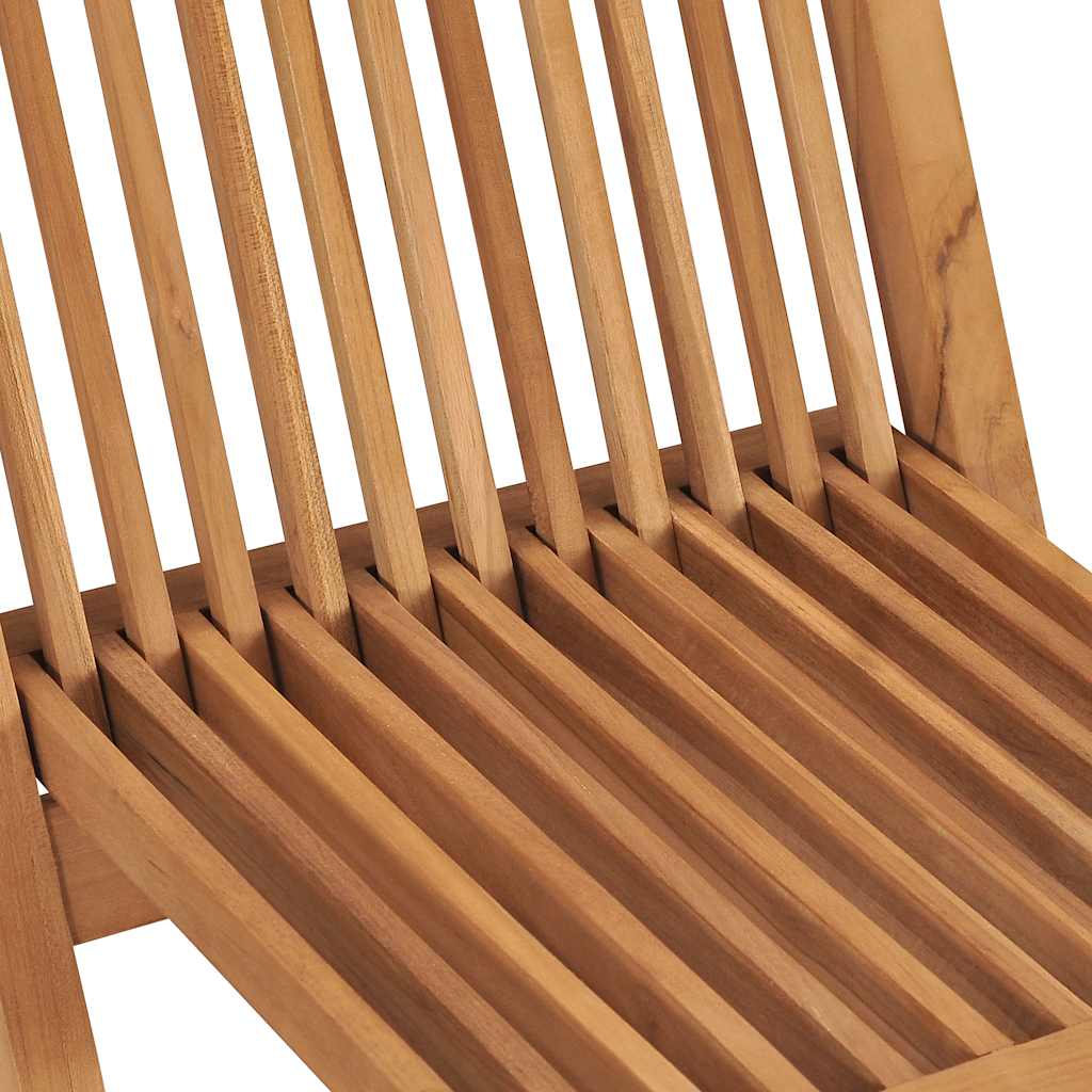 Chaises Pliables De Jardin Lot De 2 Bois De Teck Solide