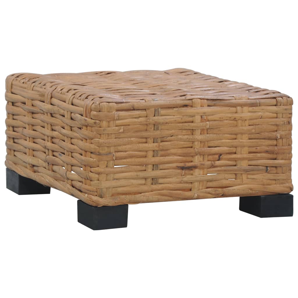 Canapé Sans Accoudoirs Avec Coussins Rotin Naturel