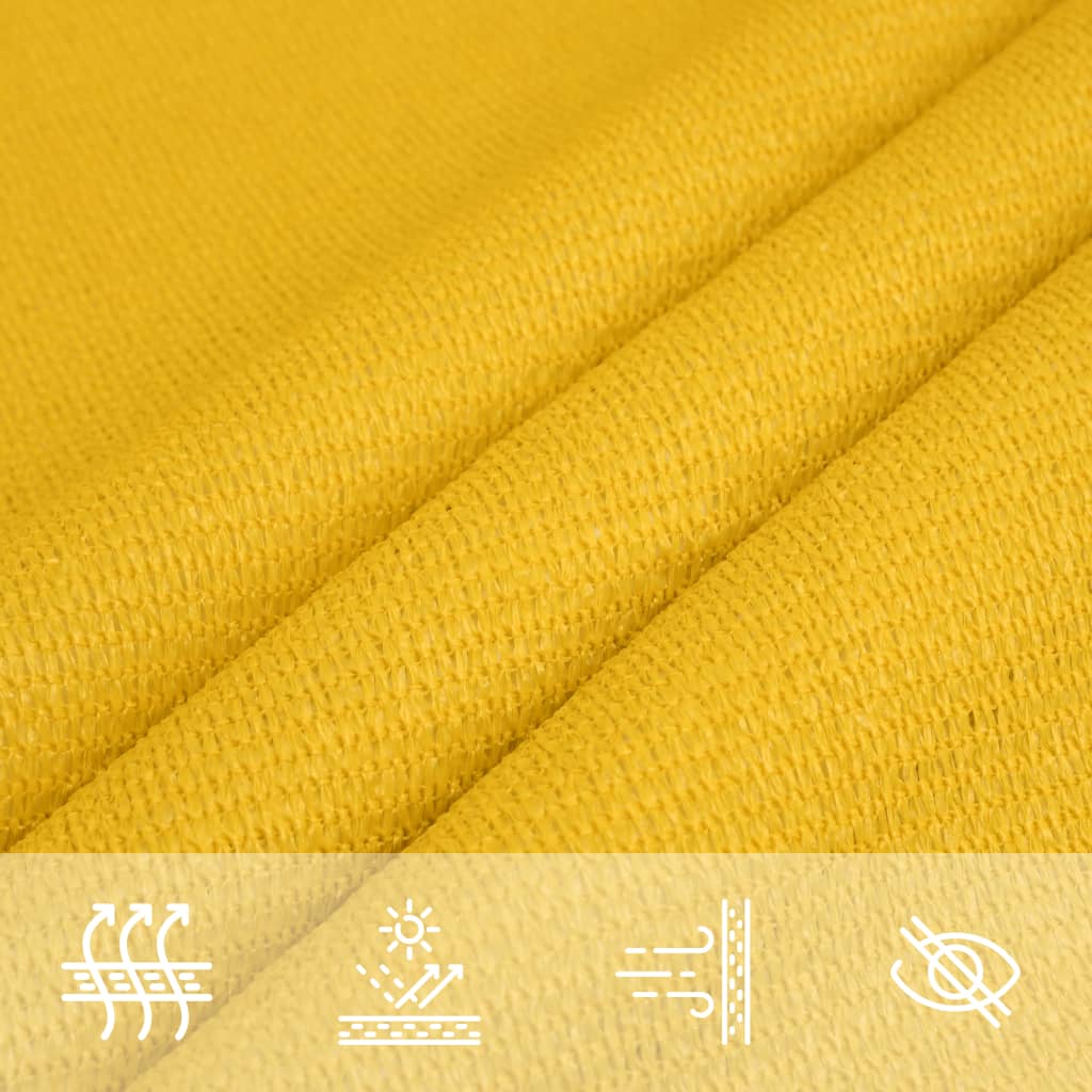 Voile D'ombrage 160 G/M² Rectangulaire 2X4,5 M Pehd Jaune