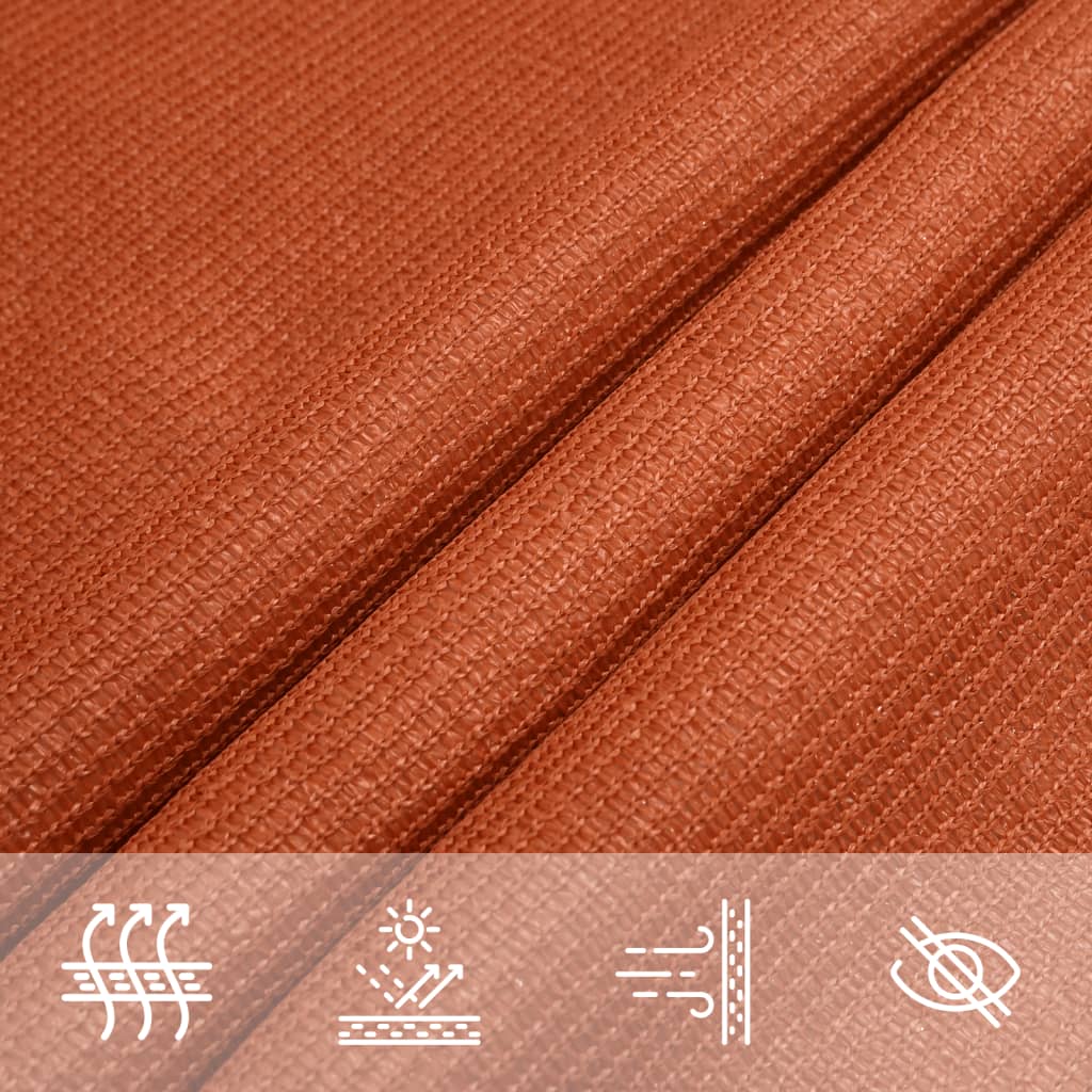 Voile D'ombrage 160 G/M² Carré Pehd Orange