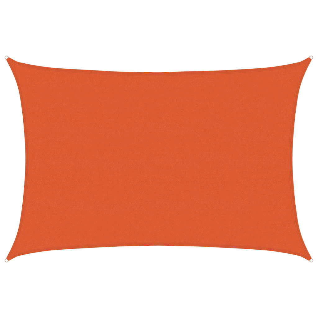 Voile D'ombrage 160 G/M² Rectangulaire Pehd Orange