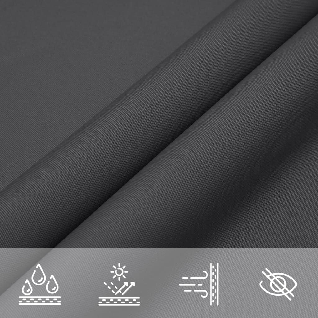 Voile De Parasol Tissu Oxford Rectangulaire Anthracite