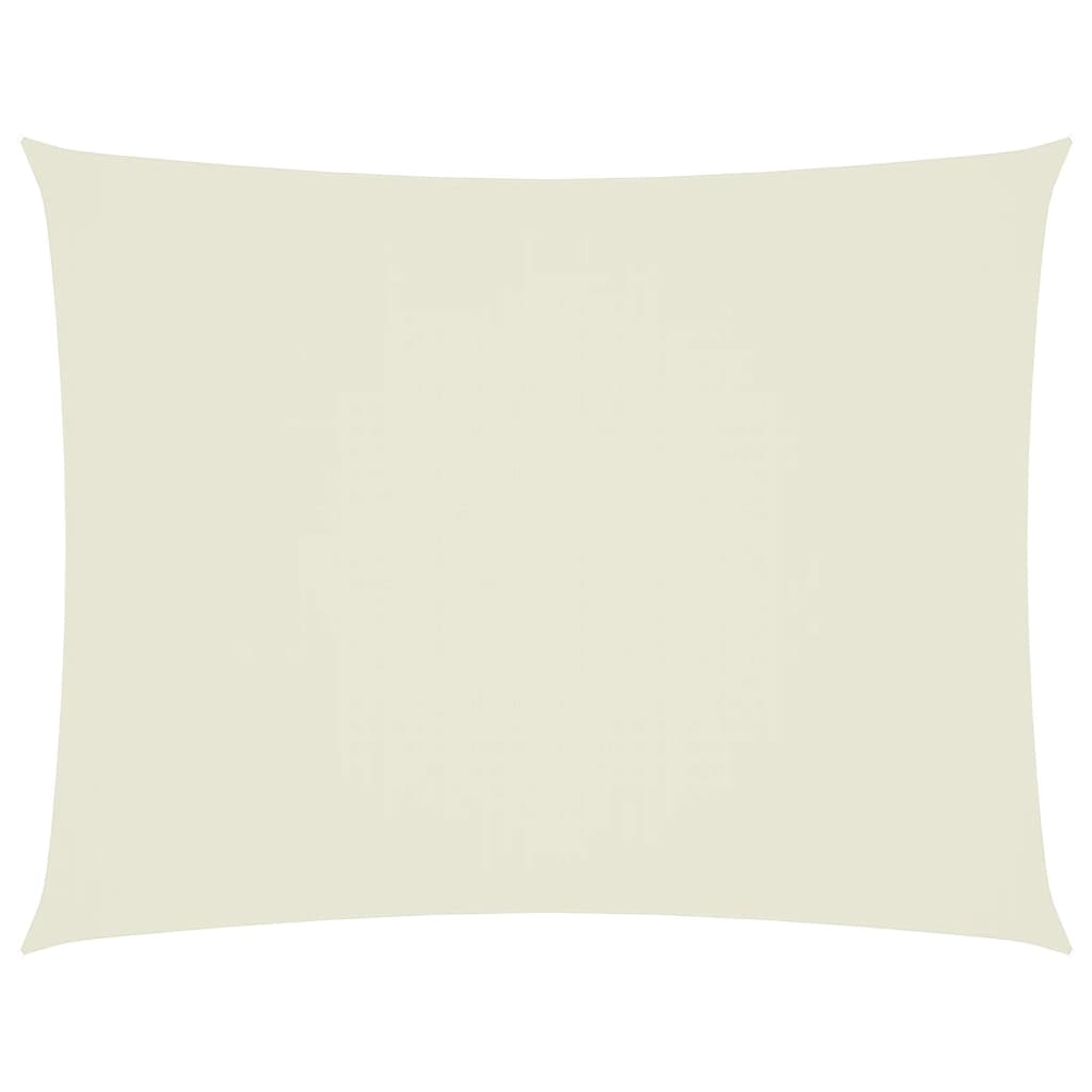 Voile De Parasol Tissu Oxford Rectangulaire Crème