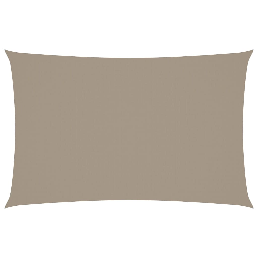 Voile De Parasol Tissu Oxford Rectangulaire Taupe