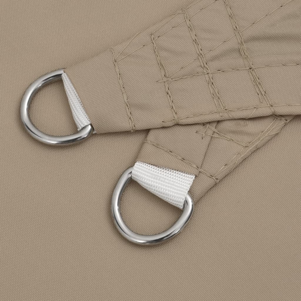 Voile De Parasol Tissu Oxford Rectangulaire Taupe