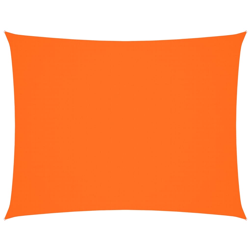 Voile De Parasol Tissu Oxford Rectangulaire 4X6 M Orange