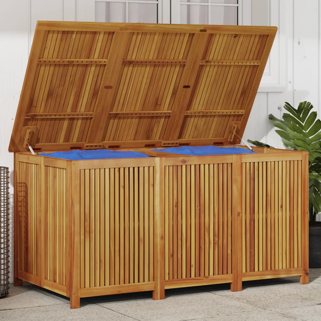 Boîte De Rangement De Jardin Bois Massif D'acacia
