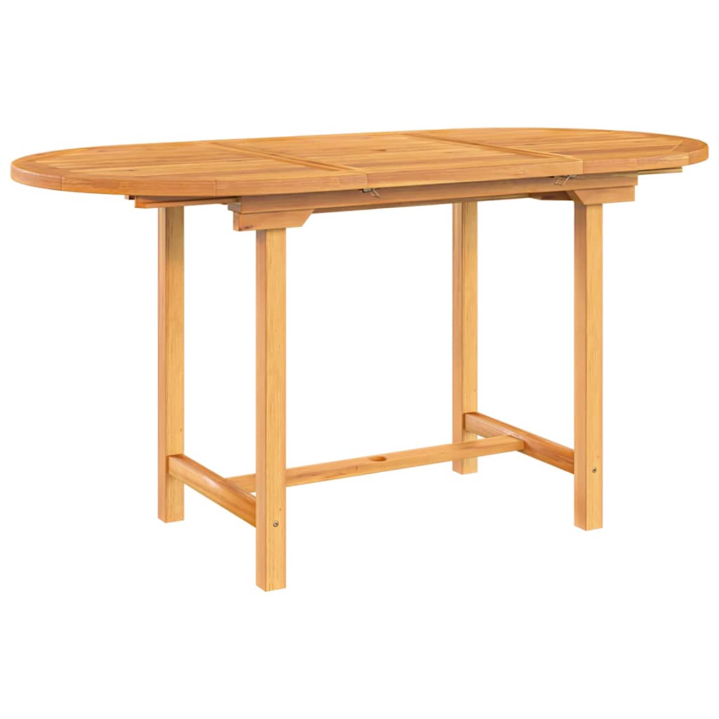 Table Extensible De Jardin 110- Bois De Teck Solide