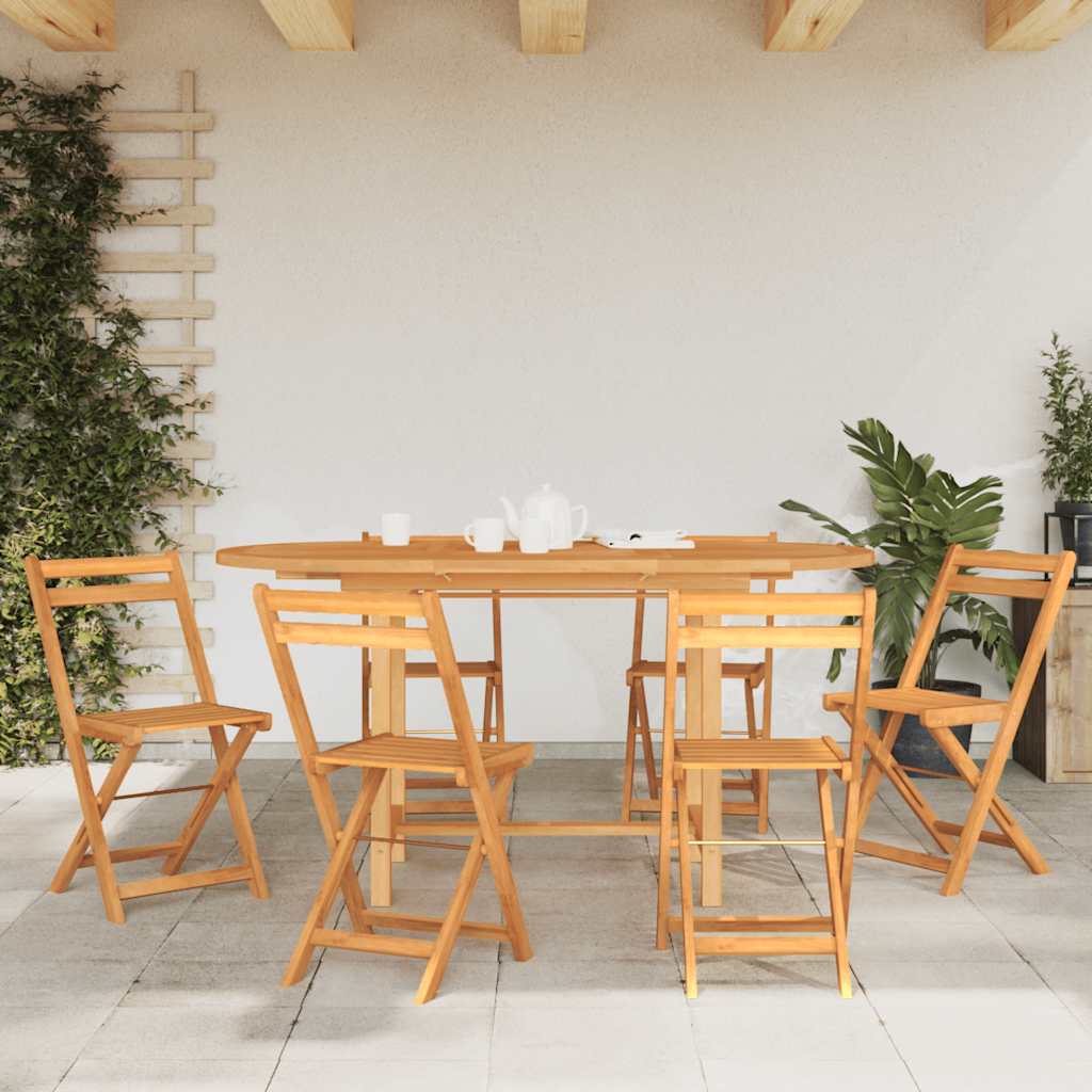 Table Extensible De Jardin 110- Bois De Teck Solide