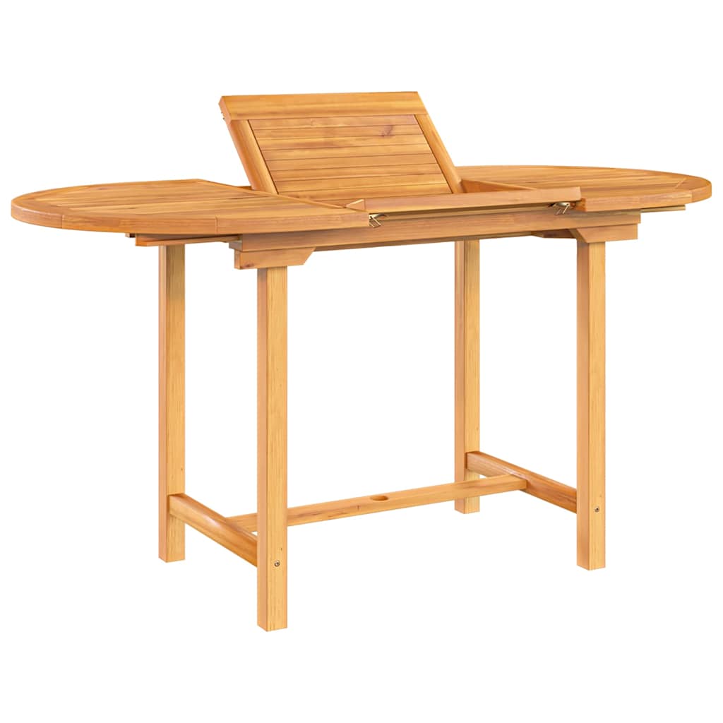 Table Extensible De Jardin 110- Bois De Teck Solide