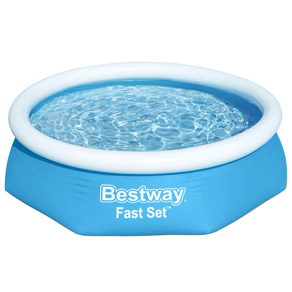 Bestway Piscine Gonflable Ronde 244X66 Cm 57265 Gris Foncé