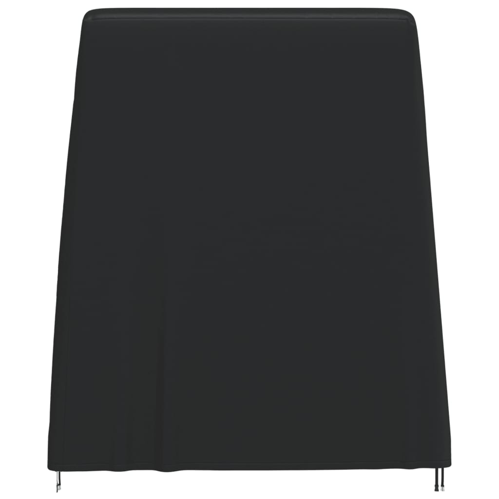 Housse De Table De Ping-Pong Noir 165X70X185 Cm Oxford 420D