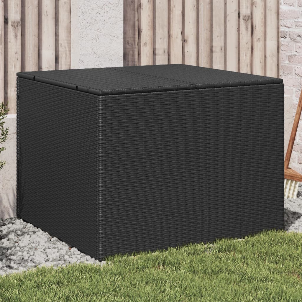 Boîte De Rangement De Jardin Mélange Beige 291L Résine Tressée
