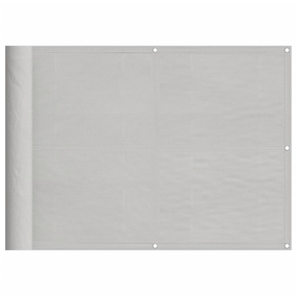 Écran De Balcon 100% Polyester Oxford Gris Clair