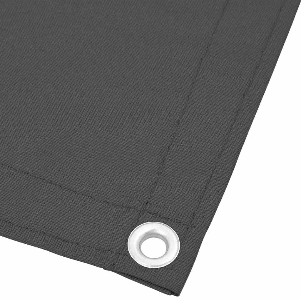 Écran De Balcon 100% Polyester Oxford Anthracite