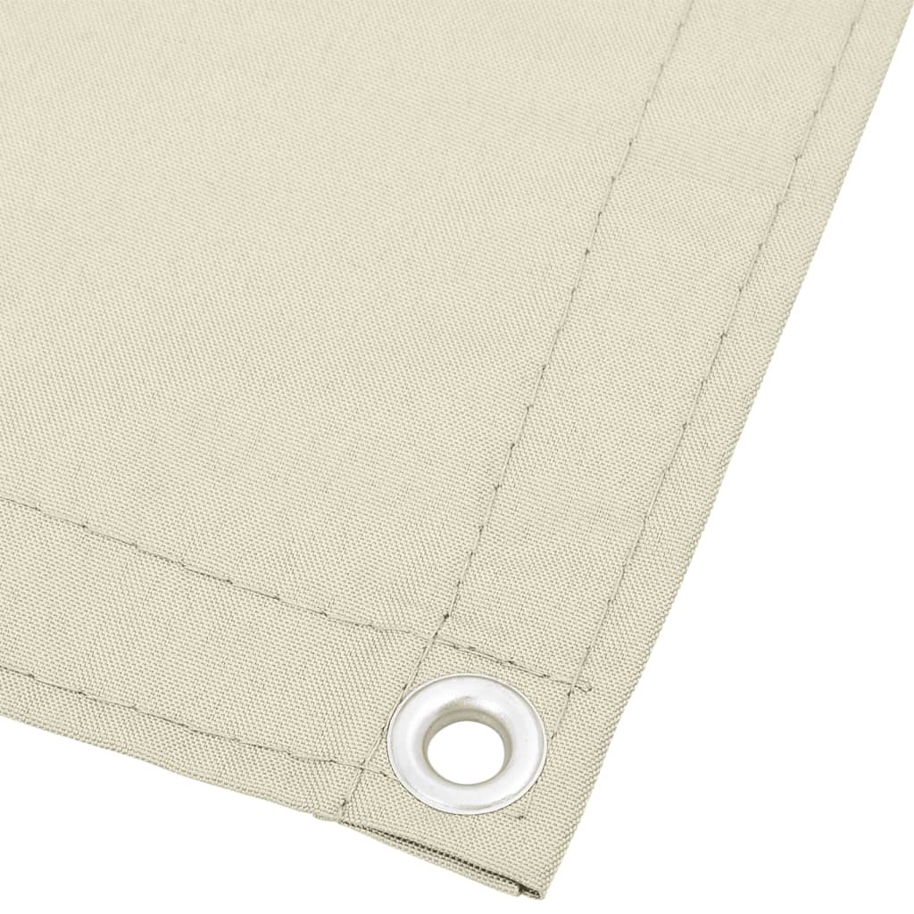 Écran De Balcon 100% Polyester Oxford Crème