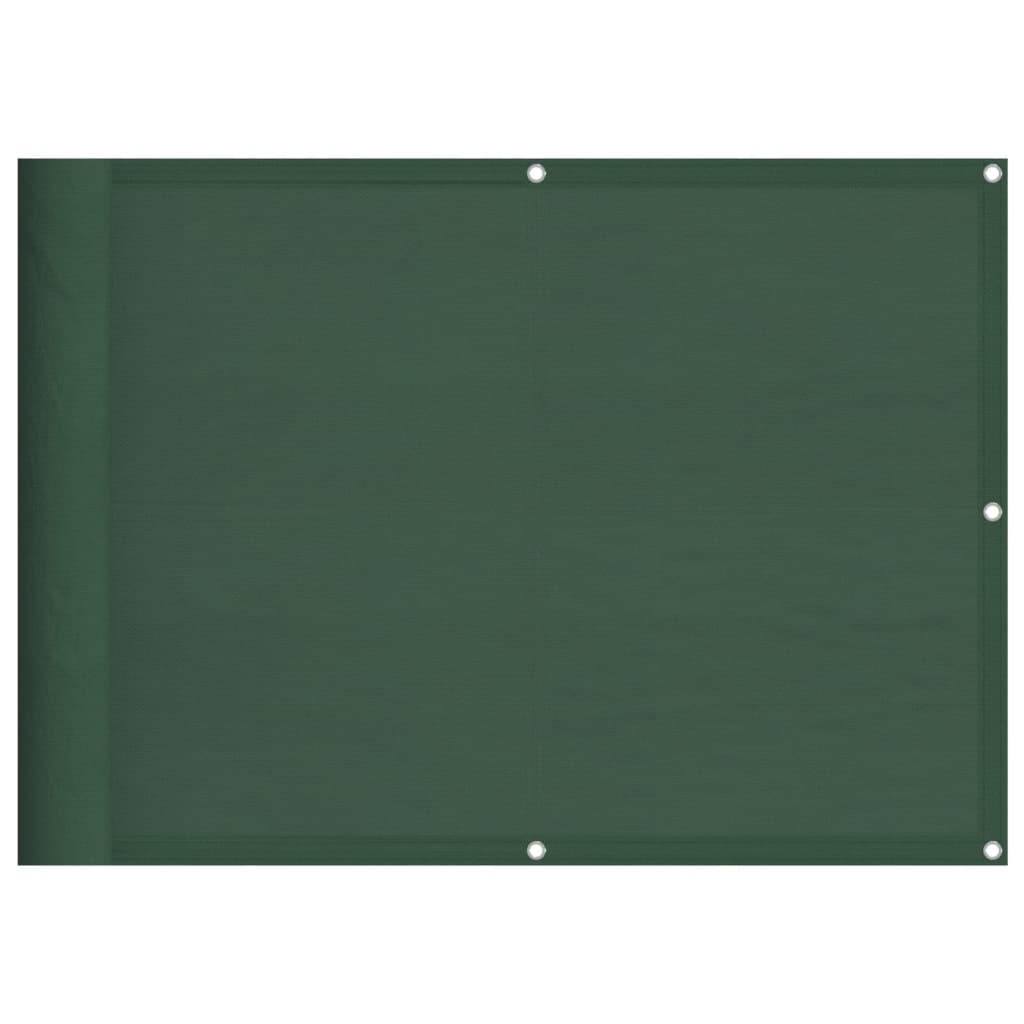 Écran De Balcon 100% Polyester Oxford Vert Foncé