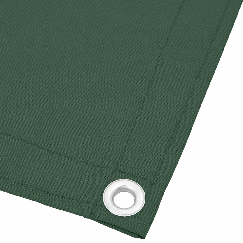 Écran De Balcon 100% Polyester Oxford Vert Foncé
