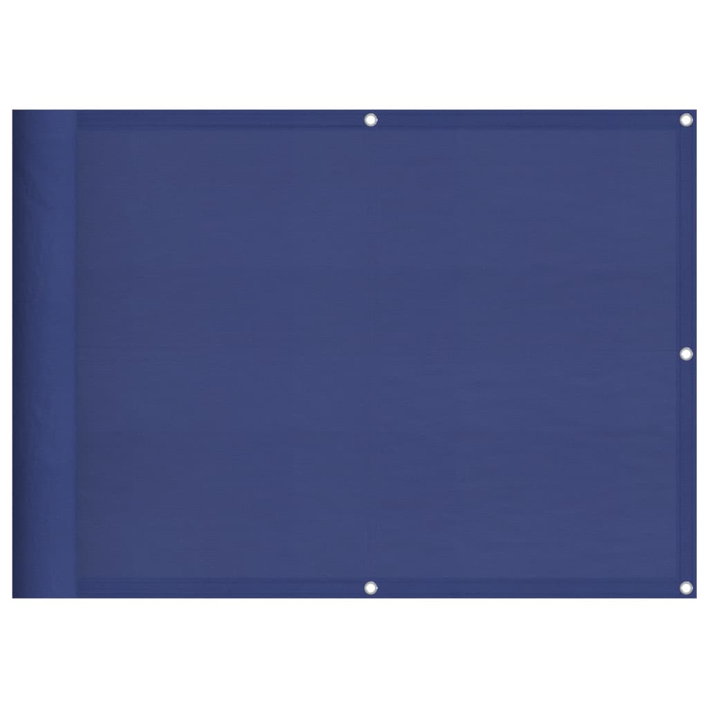 Écran De Balcon 100% Polyester Oxford Bleu