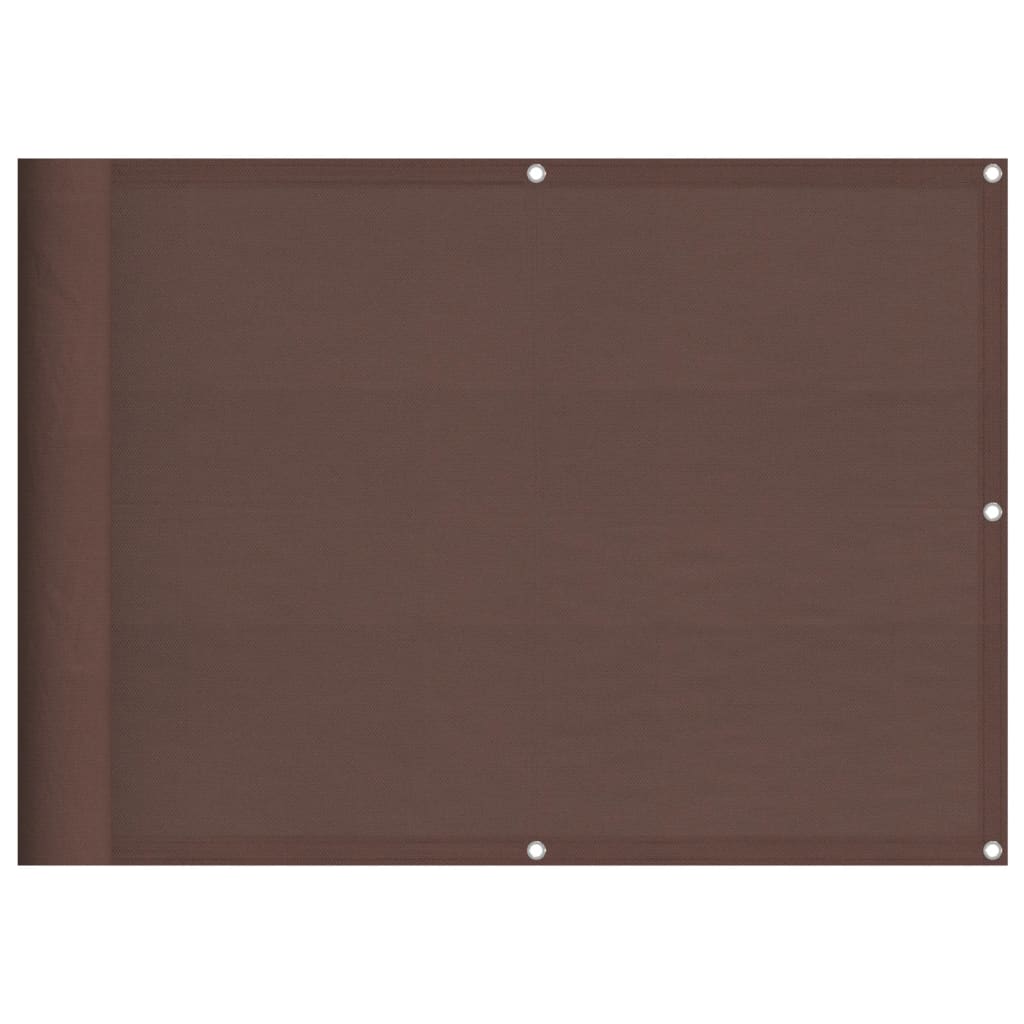 Écran De Balcon 100% Polyester Oxford Marron