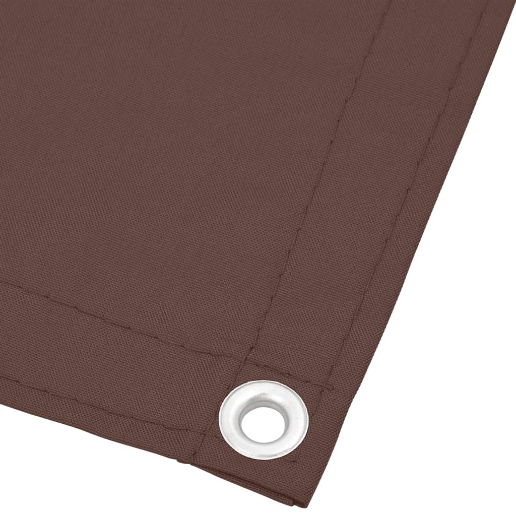 Écran De Balcon 100% Polyester Oxford Marron