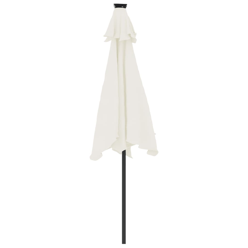 Parasol De Jardin Avec Mât En Acier 225X225X212 Cm