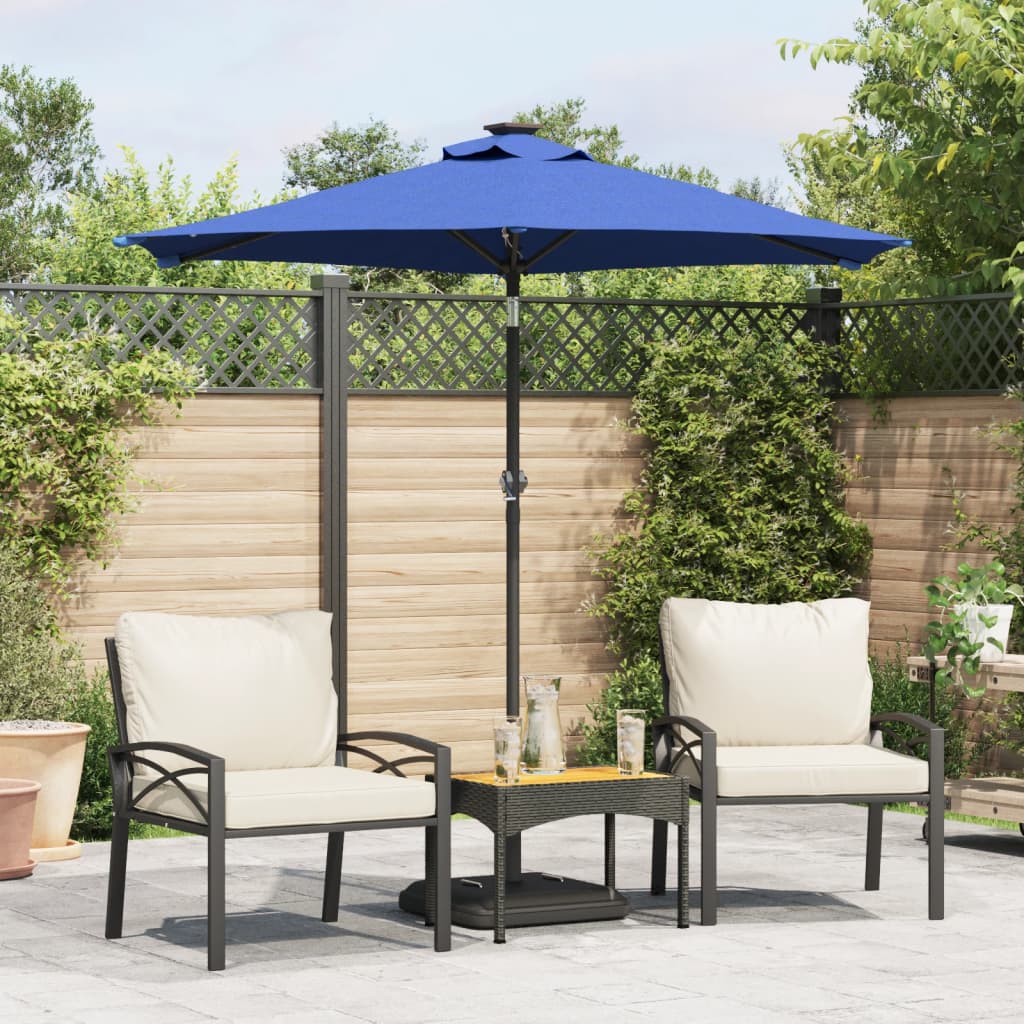 Parasol De Jardin Avec Mât En Acier 225X225X212 Cm