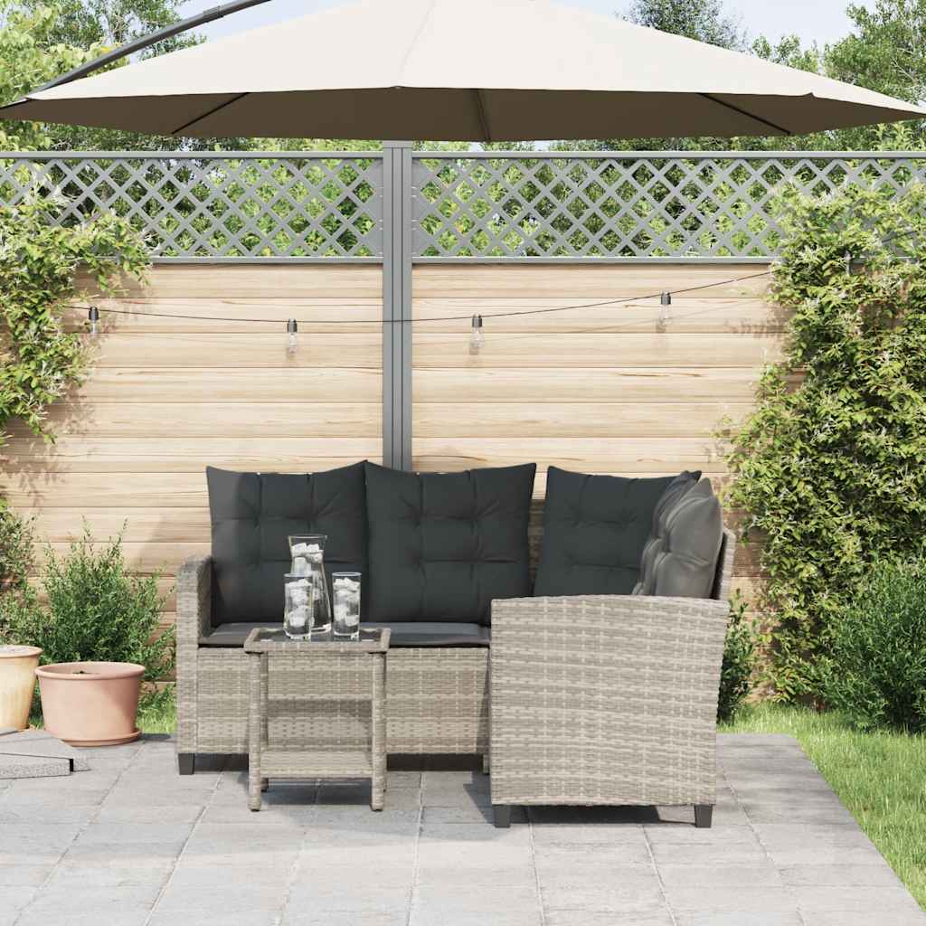Canapé De Jardin Table Et Coussins En Forme De L