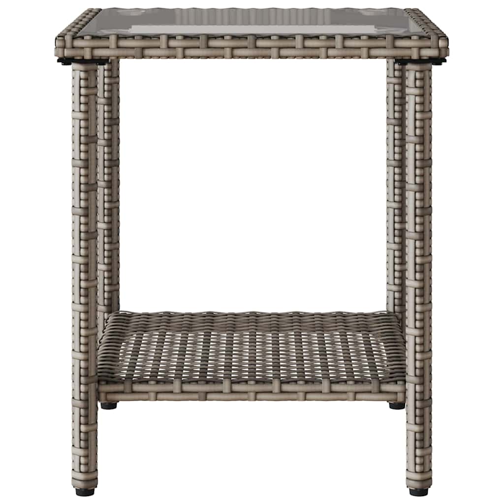 Canapé De Jardin Avec Table Et Coussins En Forme De L Gris Gris Foncé
