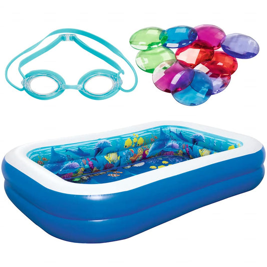 Bestway Piscine Gonflable Aventure Sous-Marine 54177