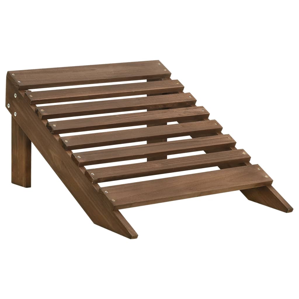 Chaise De Jardin Avec Pouf Bois