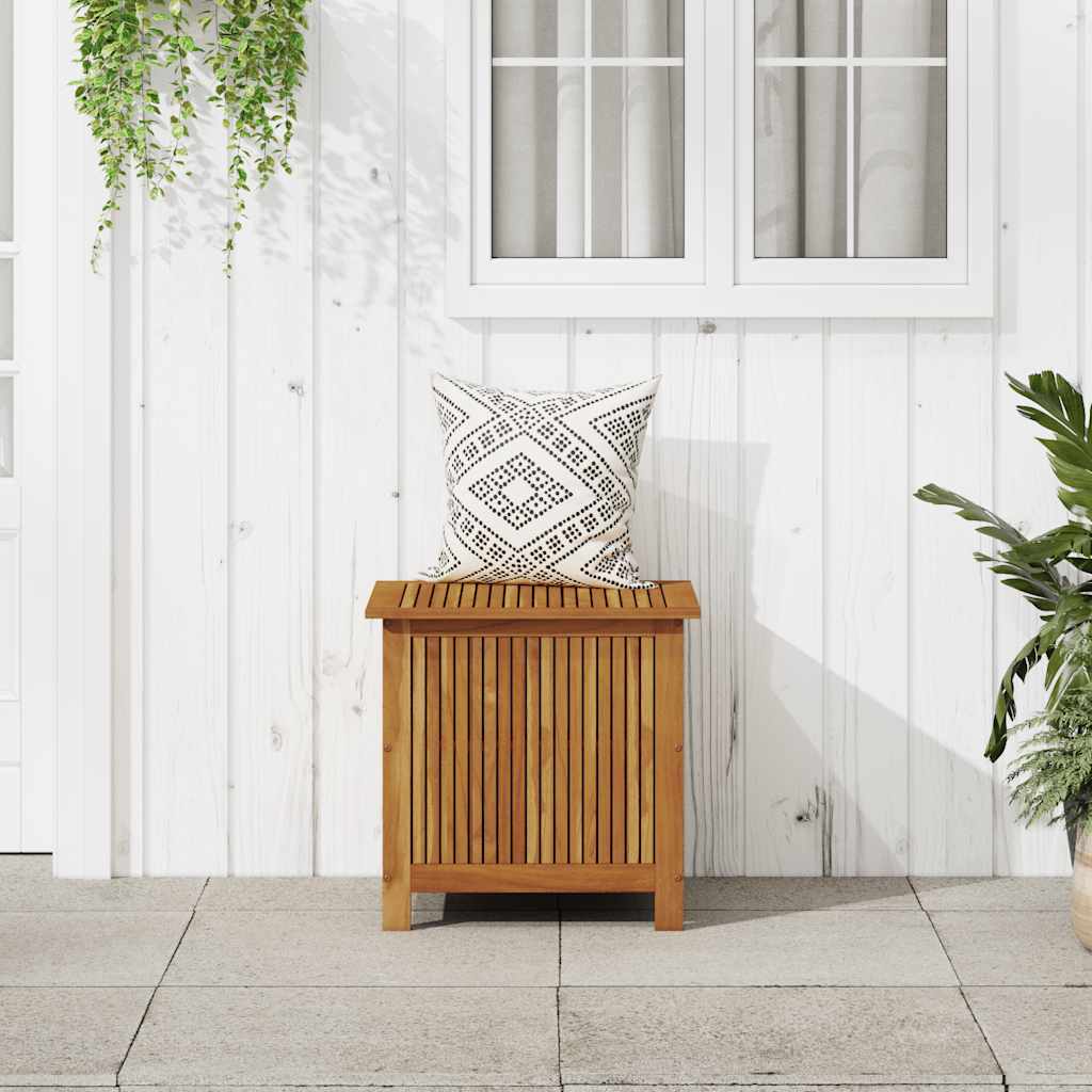 Boîte De Rangement De Jardin Bois D'acacia Solide
