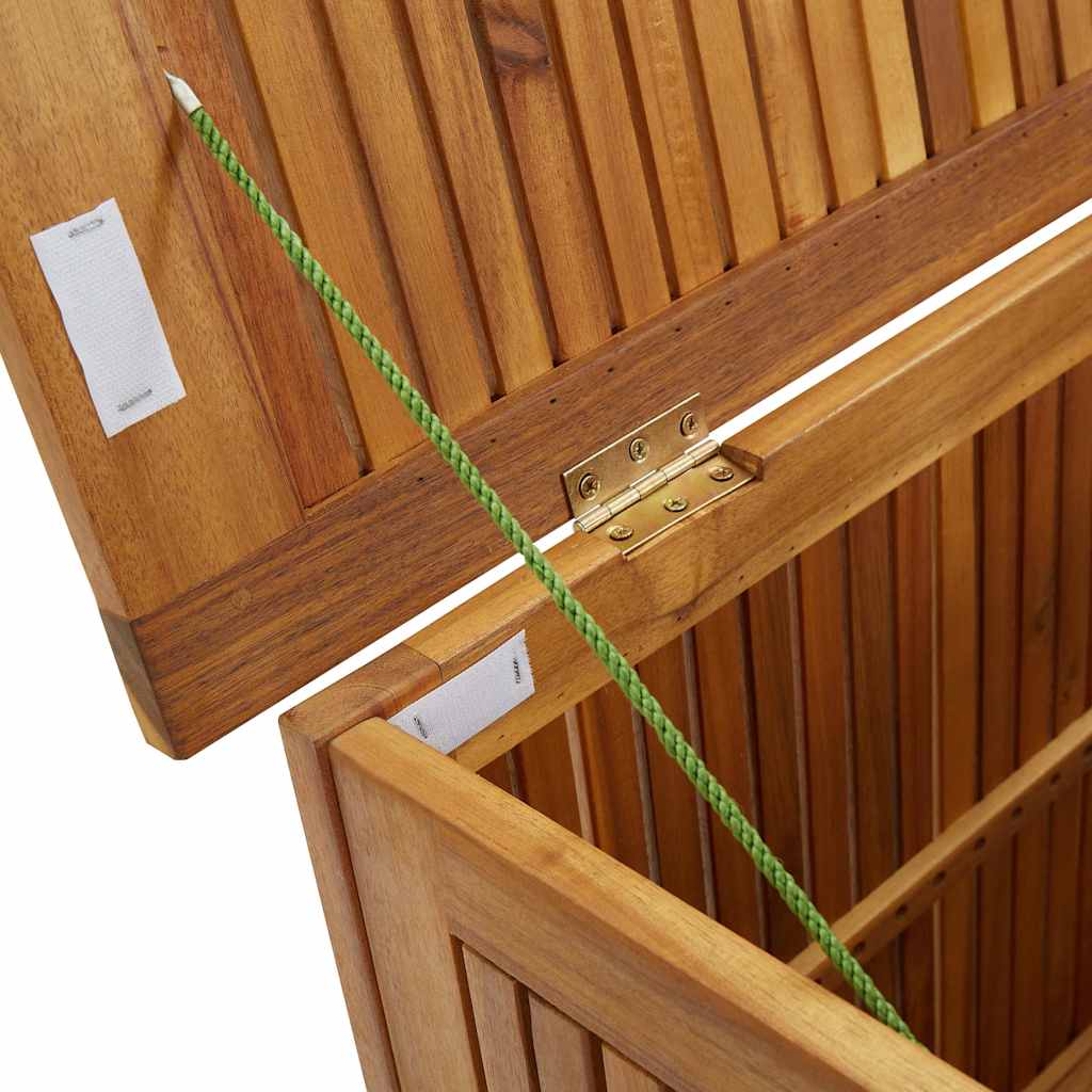 Boîte De Rangement De Jardin Bois D'acacia Solide