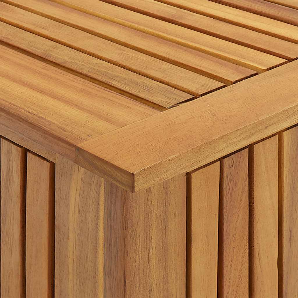 Boîte De Rangement De Jardin Bois D'acacia Solide