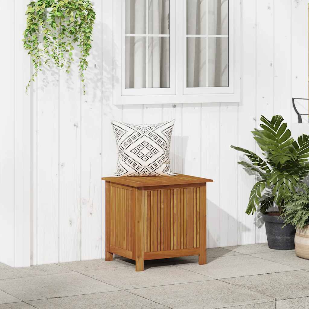 Boîte De Rangement De Jardin Bois D'acacia Solide