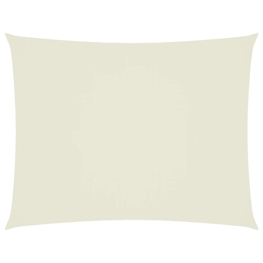 Voile De Parasol Tissu Oxford Rectangulaire Crème
