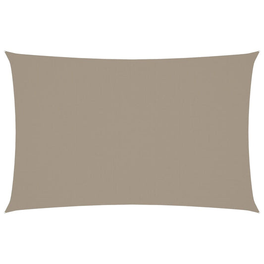 Voile De Parasol Tissu Oxford Rectangulaire Taupe