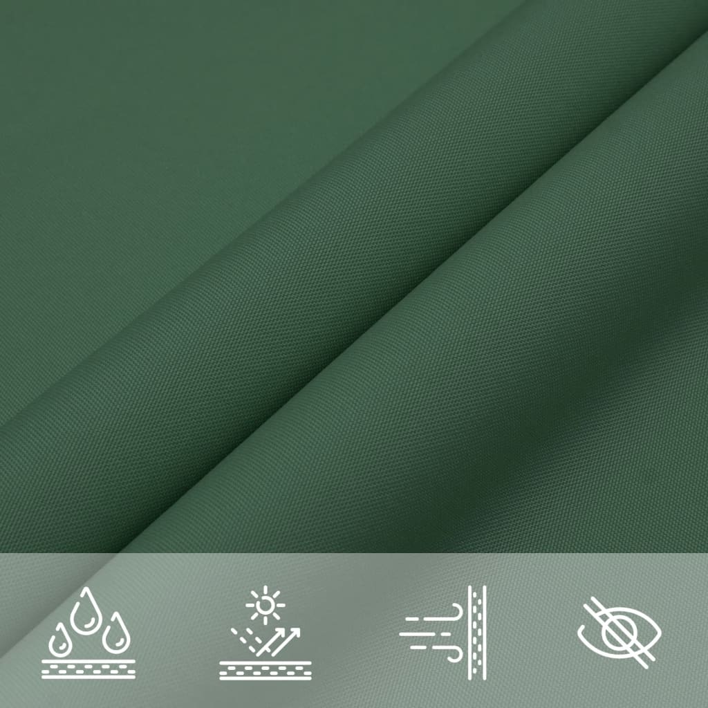 Voile De Parasol Tissu Oxford Rectangulaire Vert Foncé