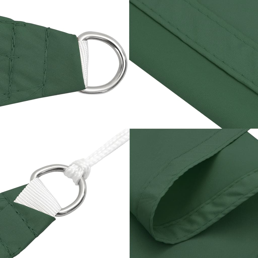 Voile De Parasol Tissu Oxford Rectangulaire Vert Foncé