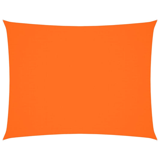 Voile De Parasol Tissu Oxford Rectangulaire 4X6 M Orange