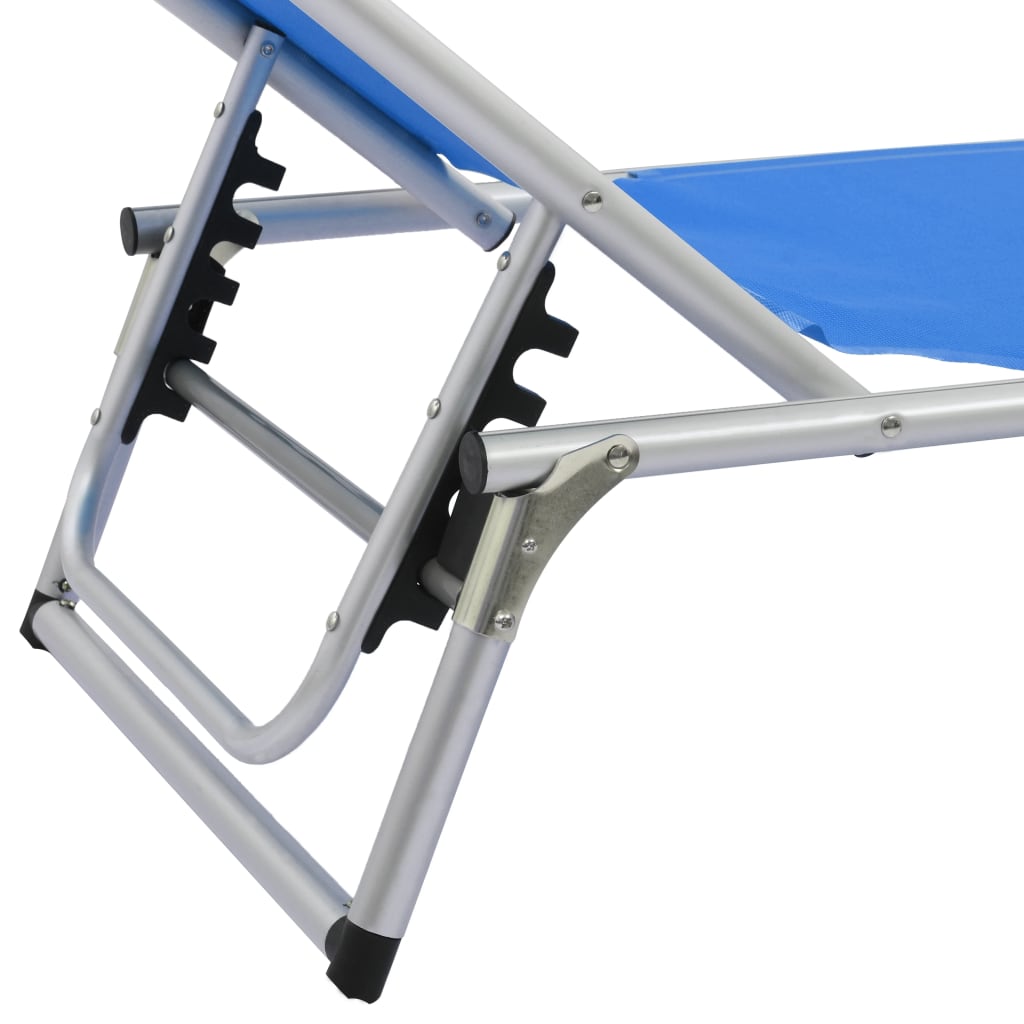 Chaises Longues Pliables Et Toit Lot De 2 Aluminium Textilène