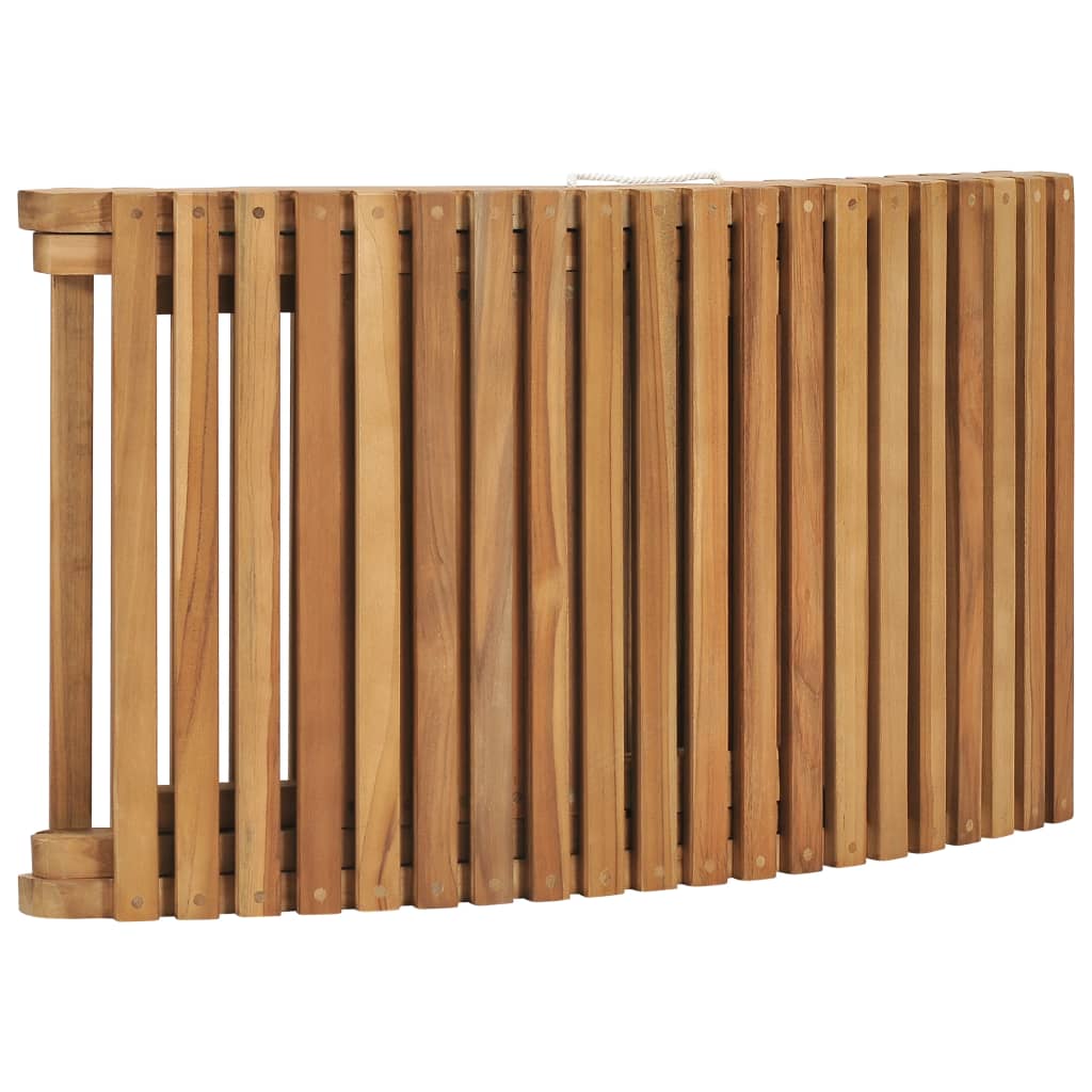 Chaise Longue Pliable Avec Table Bois De Teck Solide