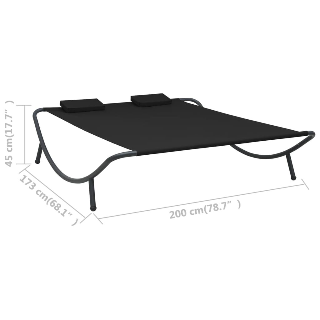 Chaise Longue D'extérieur Tissu