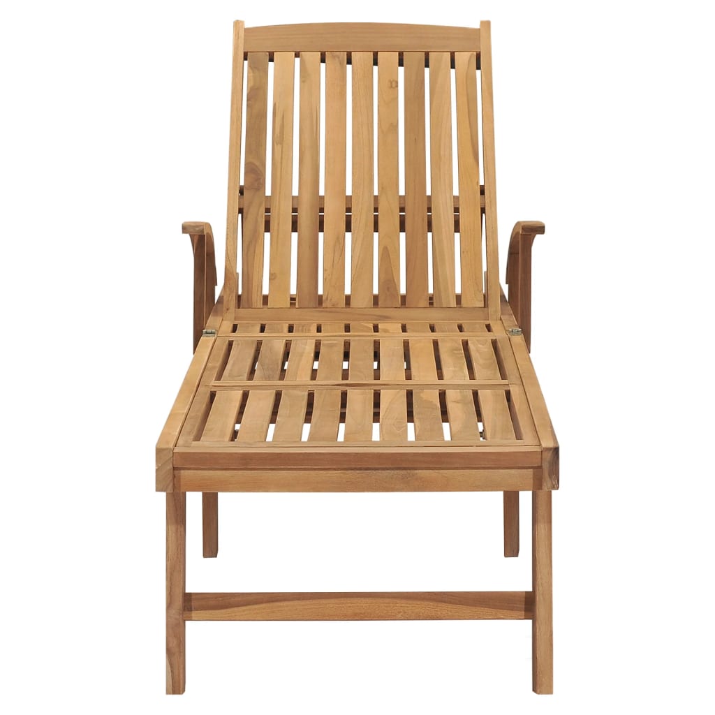 Chaise Longue Bois De Teck Solide