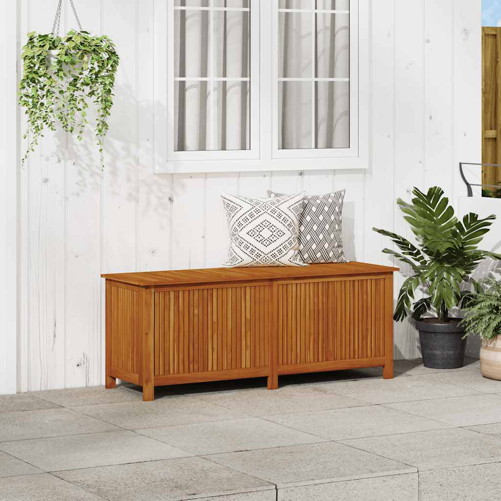 Boîte De Rangement De Jardin Bois D'acacia Solide