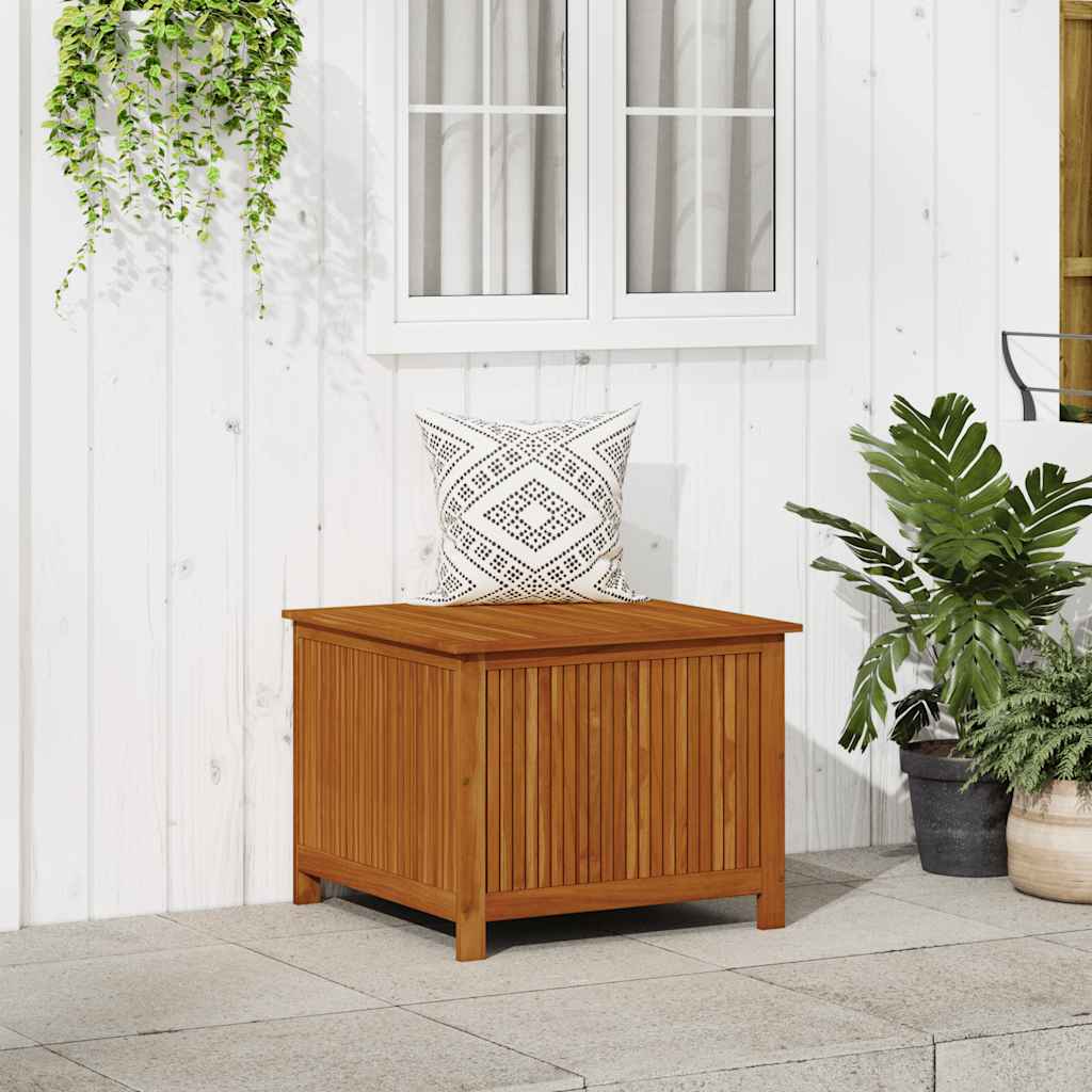 Boîte De Rangement De Jardin Bois D'acacia Solide