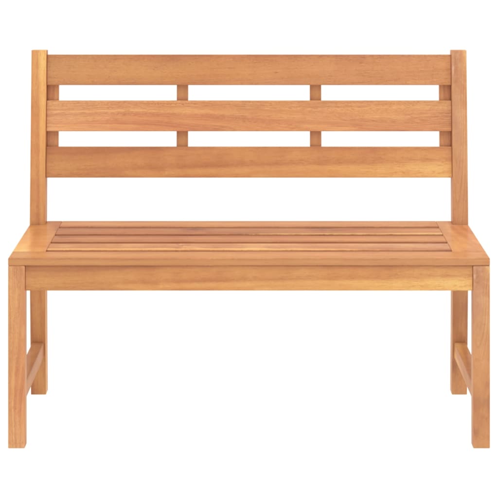 Banc De Jardin 114 Cm Bois De Teck Solide