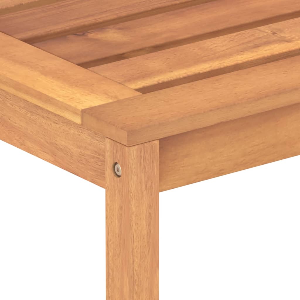 Banc De Jardin 114 Cm Bois De Teck Solide