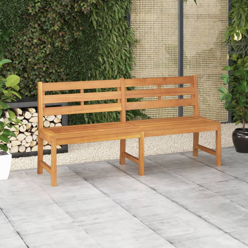 Banc De Jardin 114 Cm Bois De Teck Solide